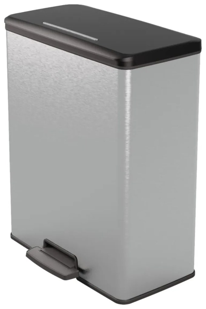 Curver Hulladékgyűjtő DECOBIN 65L, ezüst