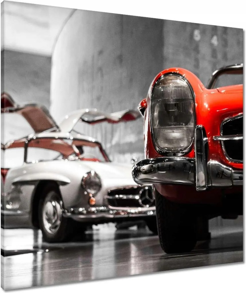 Vászonkép 70x70 Klasszikus Mercedesek