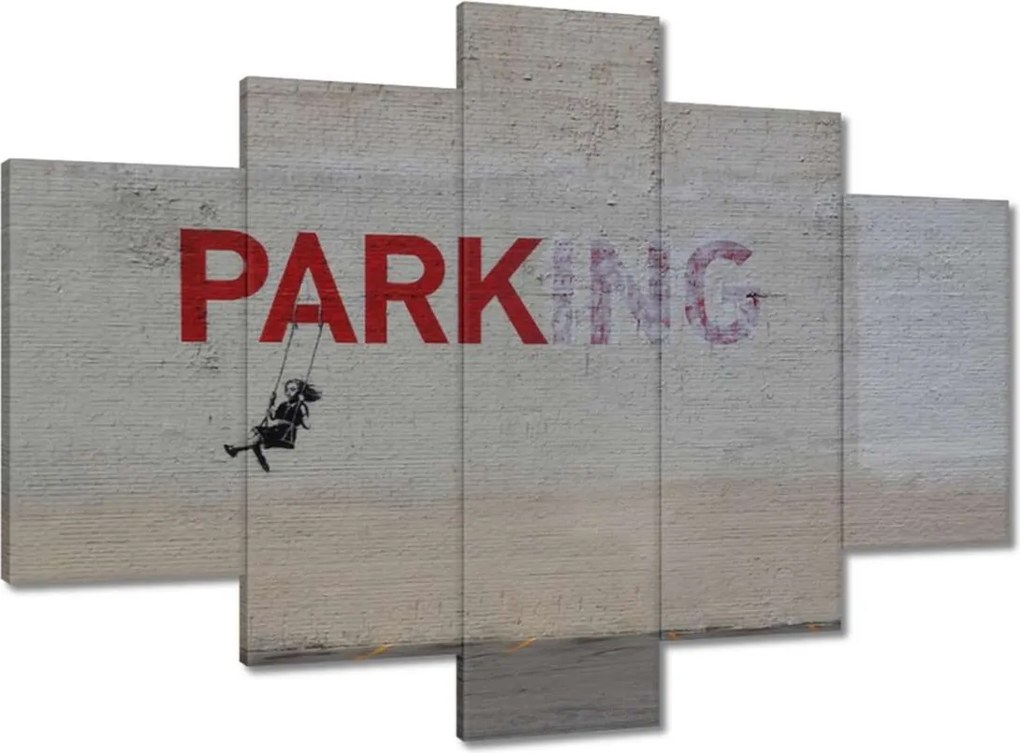 Festmények 150x105 Banksy Parking