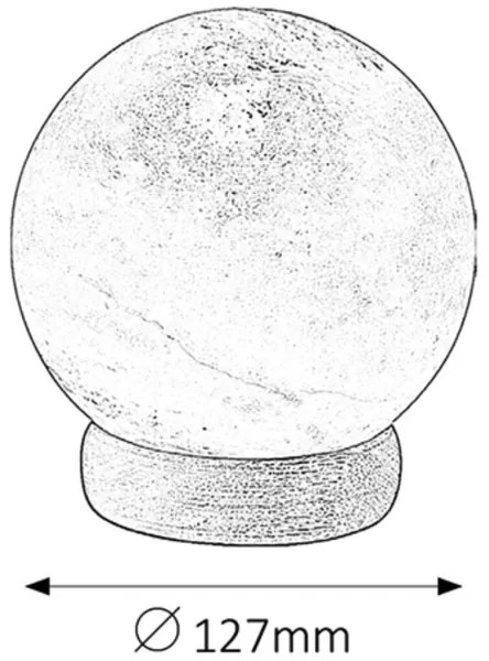 Rabalux 4093 - OZONE sólámpa 1xE14/15W/230V