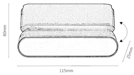 Rabalux 70105-LED Mennyezeti lámpa 1 fázisú sínrendszerhez LiTrack LED/6W/24V  11,5 cm
