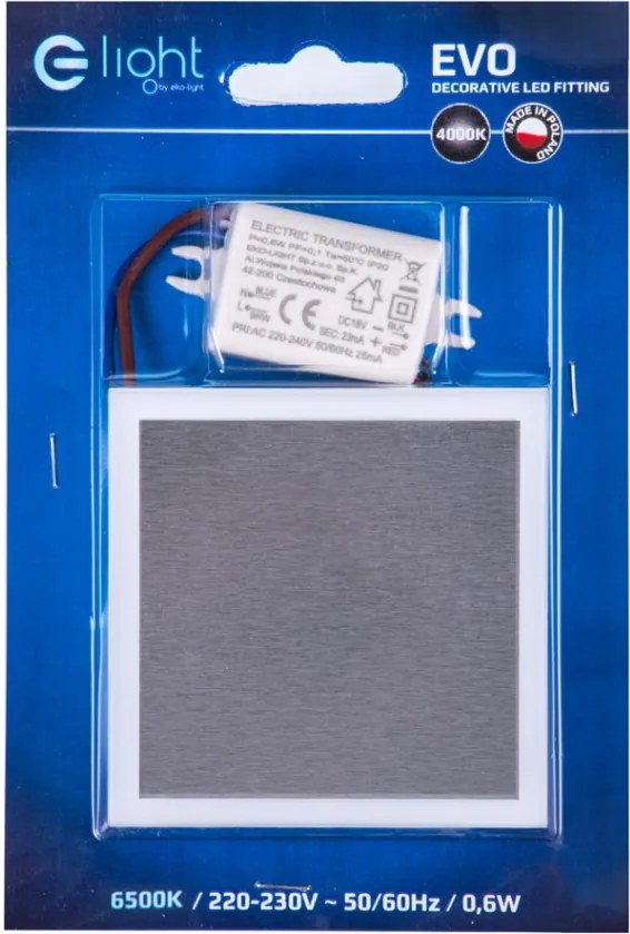 Eko-Light EVO EKS0958 Beépíthető lépcsőházi lámpa 0.6W 6500K 15LM IP20