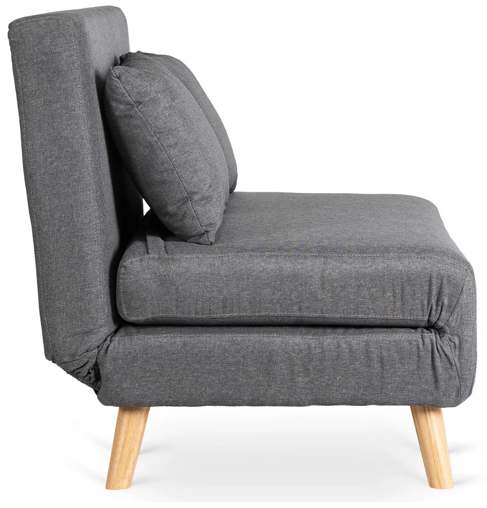 Ágyazható Fotel Szürke Színben. MARRY 2