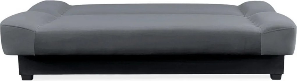 Wersalka Rozkładana PIANO Szara Welurowa