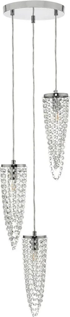 Dar Lighting NUALA NUA0350 Függőlámpa 3x40W/E14