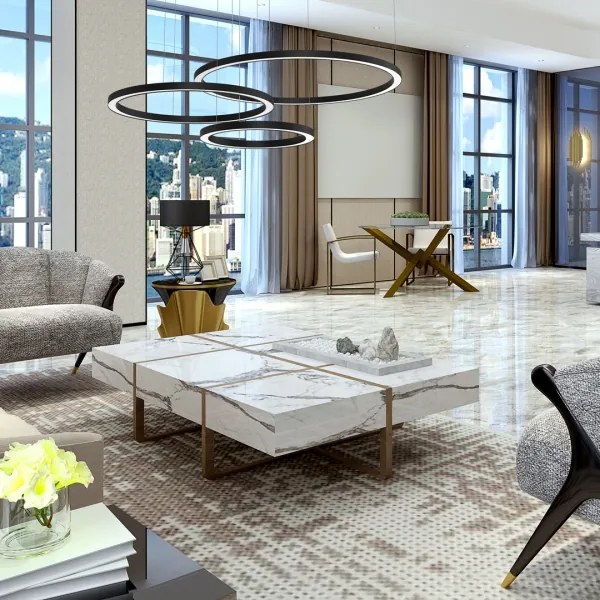 LED Csillár zsinóron GALAXIA LED/85W/230V fekete