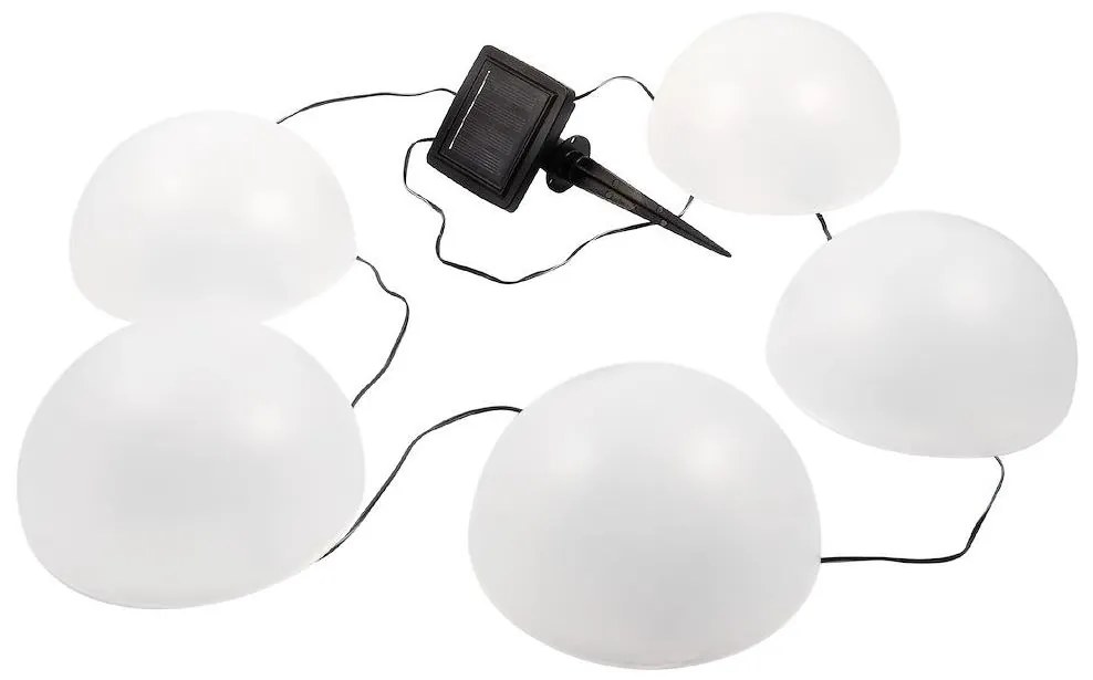 LED RGB Napelemes lámpa HEMI LED/0,1W/1,2V 600 mAh IP44 fehér