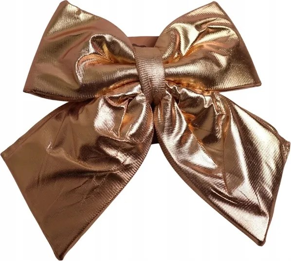 Dekorációs masni arany vastag 29x29 cm karácsonyi dekoráció