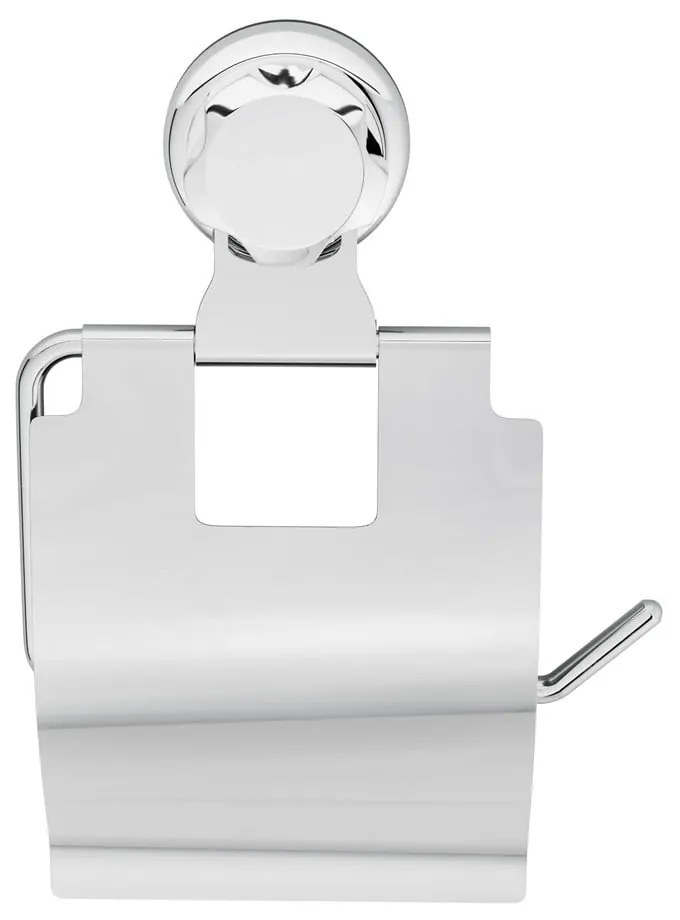 Ezüstszínű öntapadós fém WC-papír tartó Bestlock Bath – Compactor