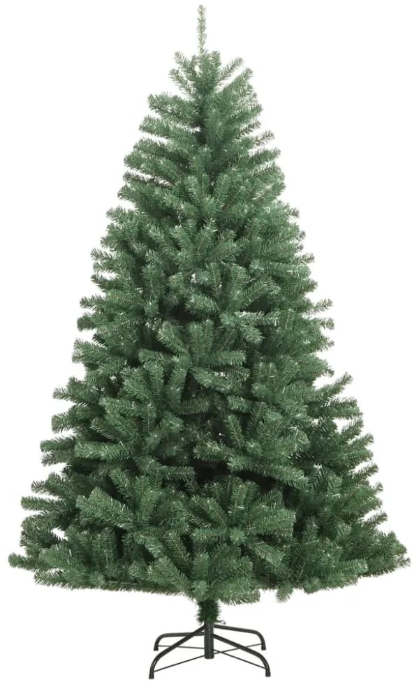 zöld csuklópántos műkarácsonyfa állvánnyal 120 cm