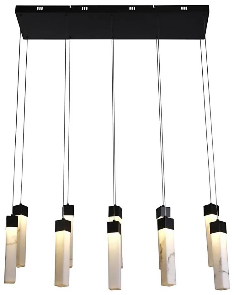 Searchlight 10879-10BK - LED kábeles csillár MOONBEAM LED/56W/230V