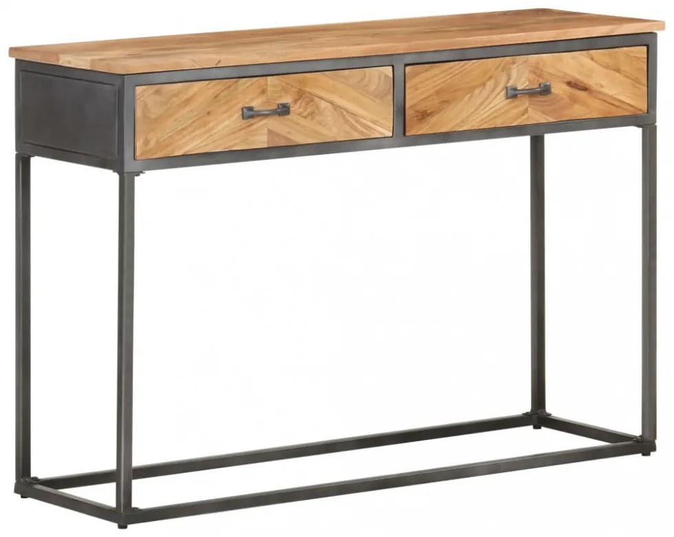 tömör akácfa tálalóasztal 110 x 35 x 75 cm