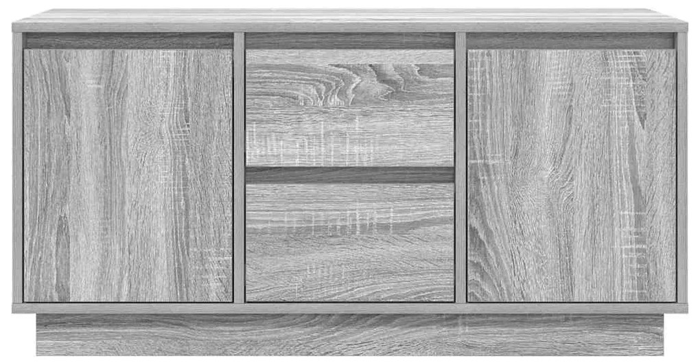 szürke sonoma színű TV-szekrény LED-lámpákkal 100x41x50 cm