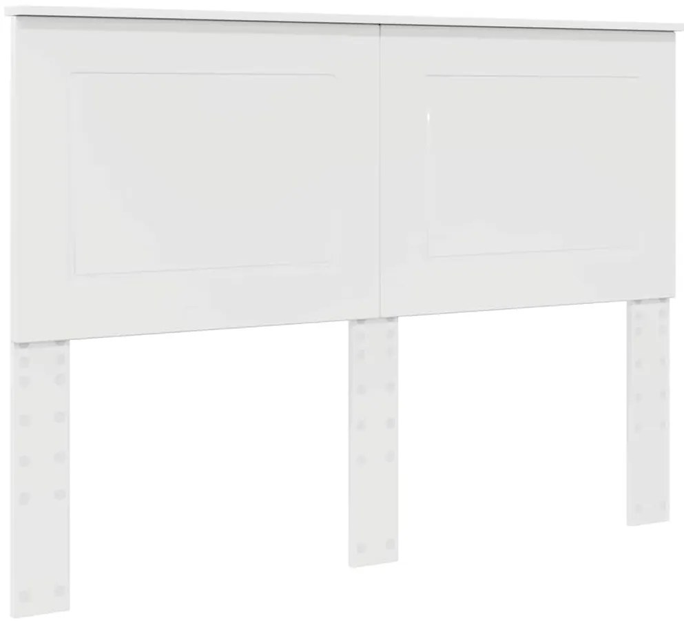 Fejtámla fejtámlával Fényes Fehér 160 cm Faanyag