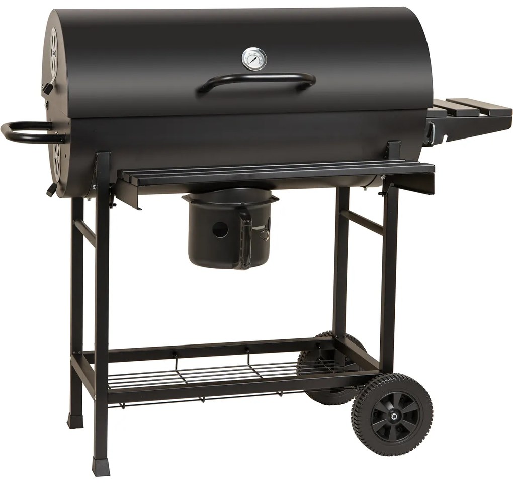 Landmann 71x35cm fém faszenes grillhordó