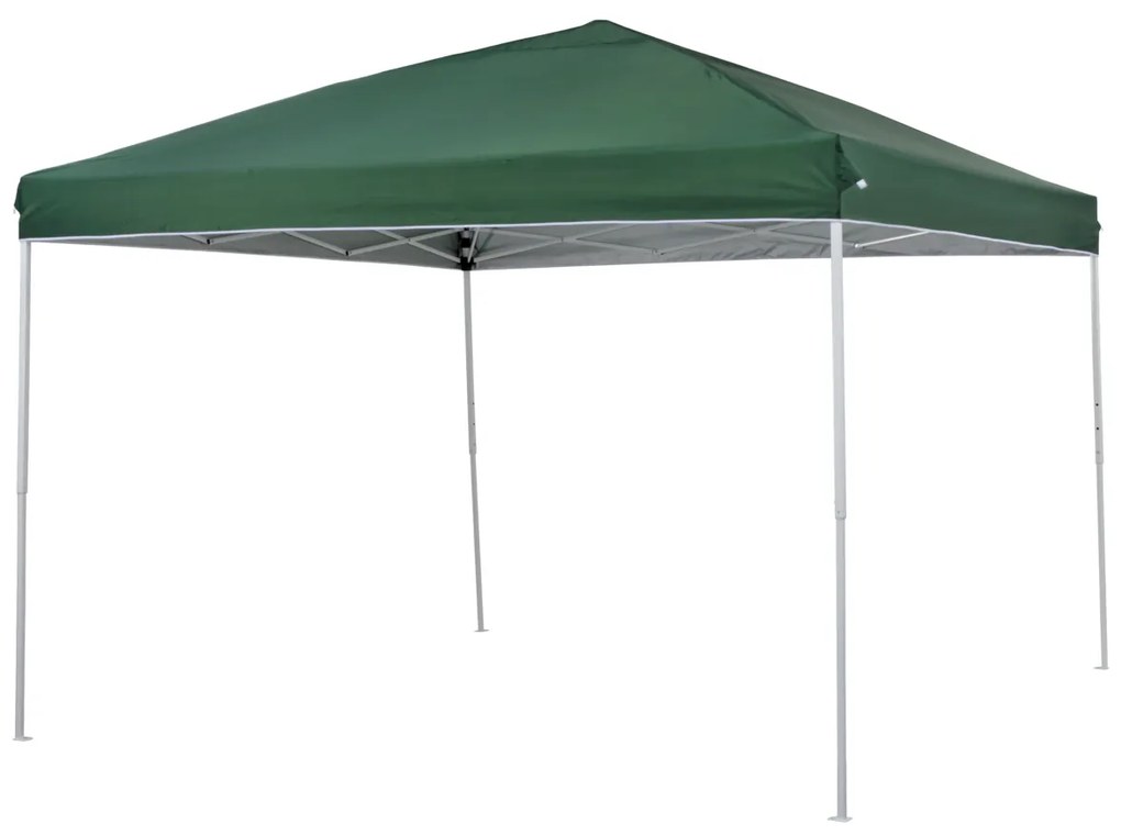PRAKTIKER PAVILON PUSH UP 3X3X2,75 M, ZÖLD-FEHÉR
