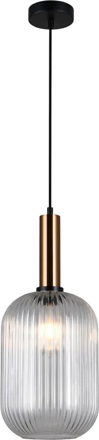 ITALUX PND-5588-1L-BRO-CL ANTIOLA Egyágú Függesztett Lámpa Fém E27 IP20