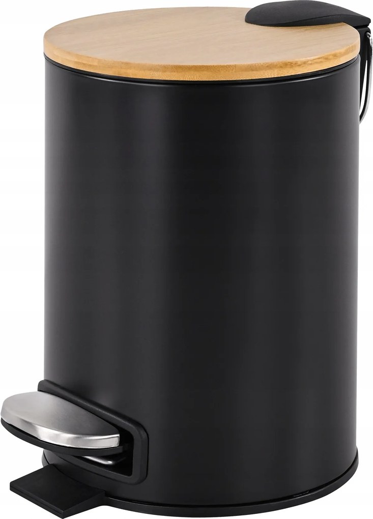 Teesa Fürdőszobai szemeteskosár 3l fekete