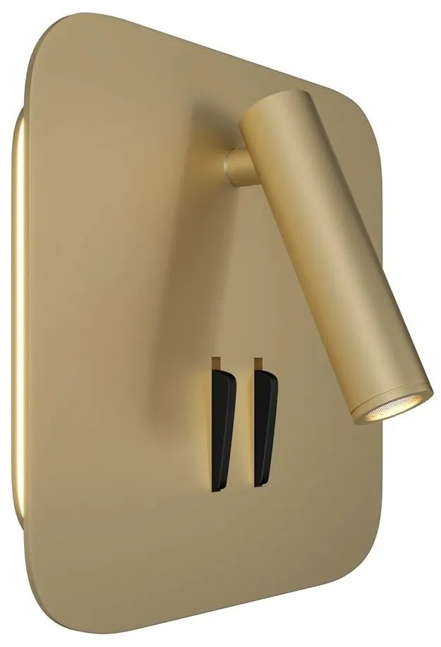 Maytoni C175-WL-01-6W-MG - LED Fali spotlámpa IOS LED/9W/230V arany