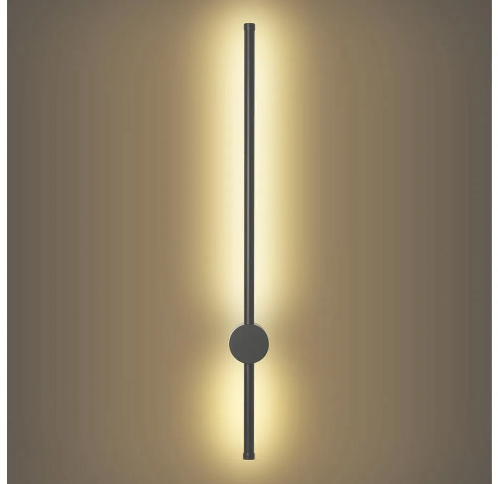 Brilagi - LED kültéri fali lámpatest AURA LED/12W/230V 3000K IP54 antracit