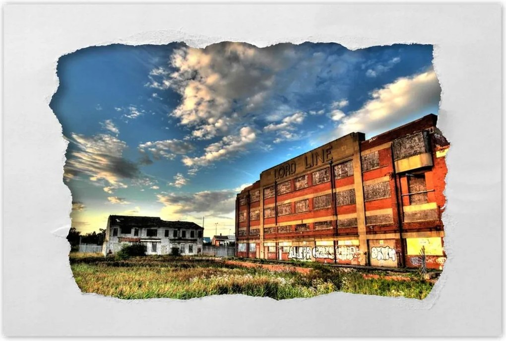 Poszterek 120x80 Felhők az épületek felett