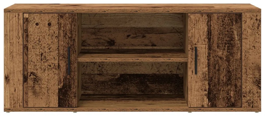 TV Szekrény Régi Fa 100x35x40 cm Mérnöki Fa
