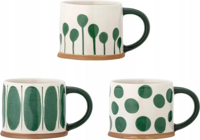 Bloomingville Linora Bögre 450 ml 3 db-os bögre szett Zöld