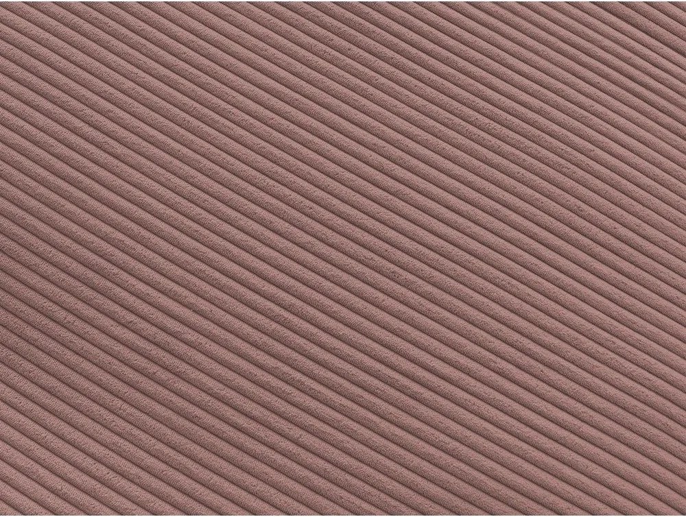 Rózsaszín kordbársony sarokkanapé Belair – Bobochic Paris