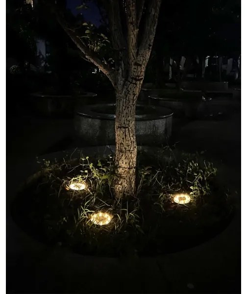 Immax 08496L-SADA 4xLED kültéri napelemes lámpa szenzorral 0,048W/2V IP68