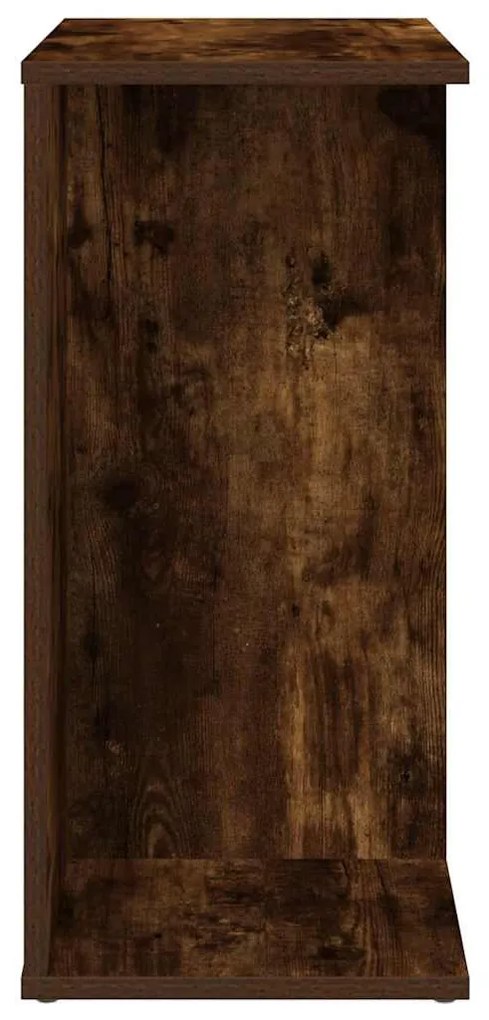 Füstös tölgy színű szerelt fa éjjeliszekrény 46,5x29x61 cm