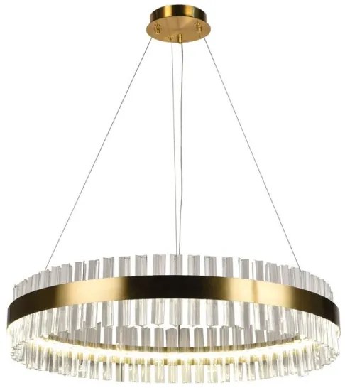 LED állítható fényerejű kristály csillár kábellel LED/55W/230V + DO