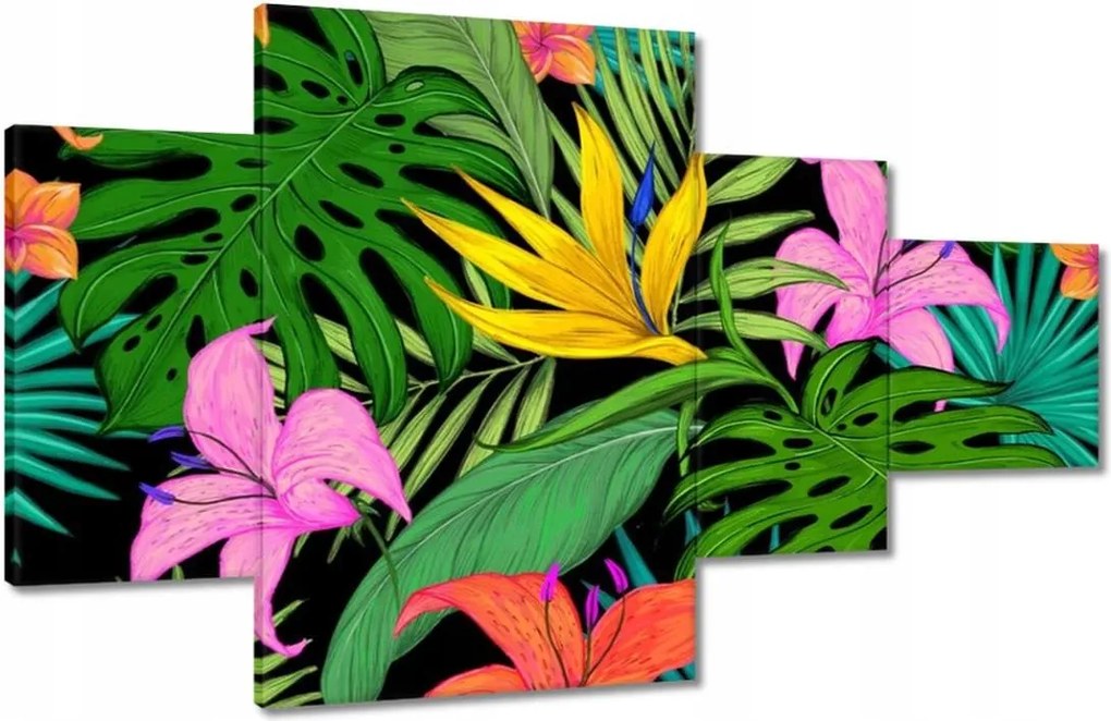 Vászonkép 130x80 Levelek Monstery Levelek