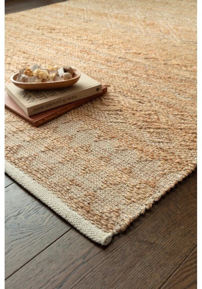 Natúr színű kézi szövésű jutakeverék szőnyeg 160x230 cm Asher Natural – Asiatic Carpets