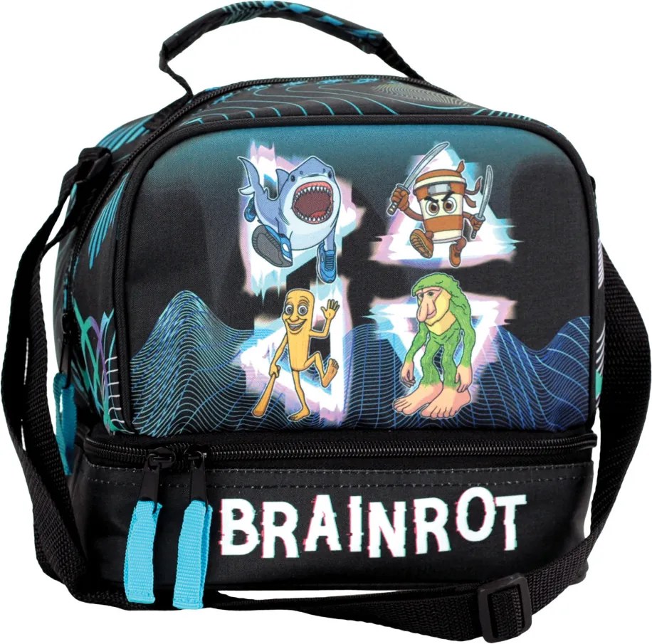 Brainrot Squad thermo uzsonnás táska 21 cm