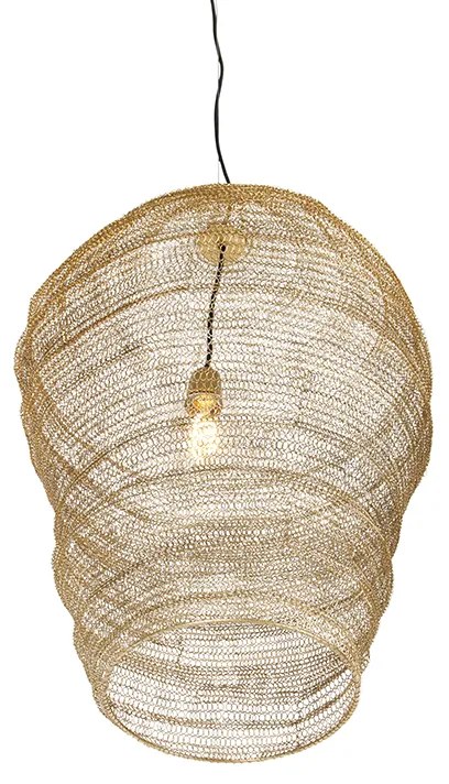 Keleti függőlámpa arany 70 cm - Nidum