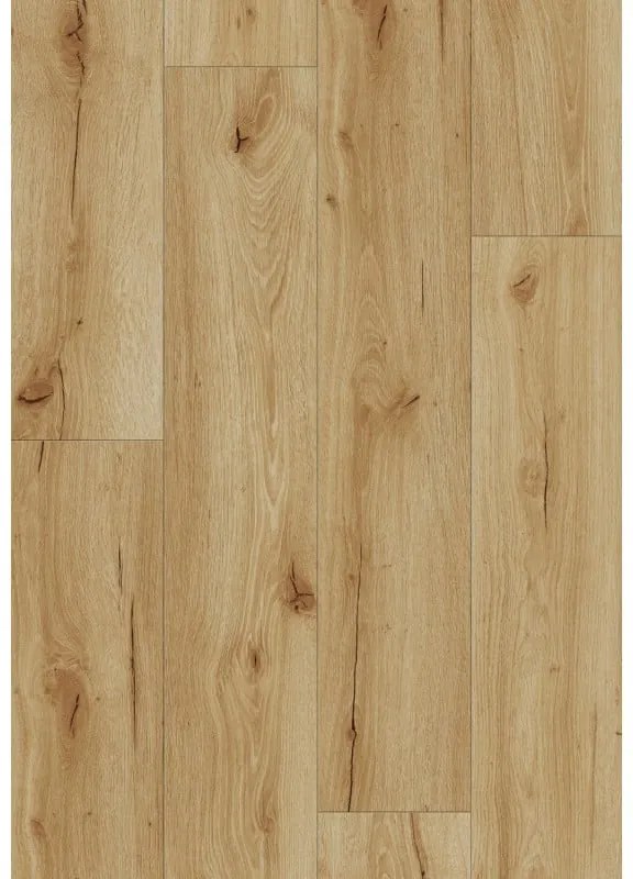 Mexen Beaver Creek vinyl padlók 1240 x 182 mm SPC 6,5 mm, IXPE 1,5 mm alátét, 4 V-fuga, Tölgy - F1002-1240-182-505-4V1-01