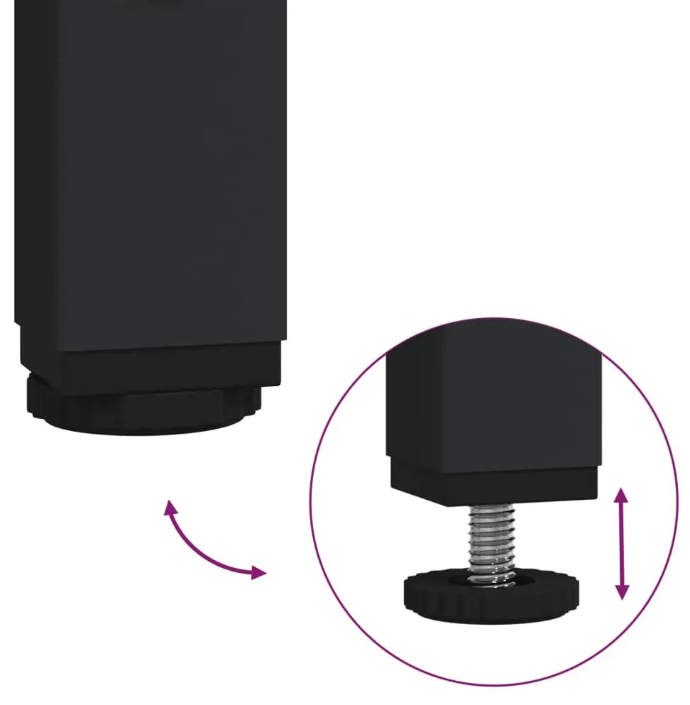 vidaXL füstös tölgy színű ruhafogas cipőpolccal 100x40x184 cm