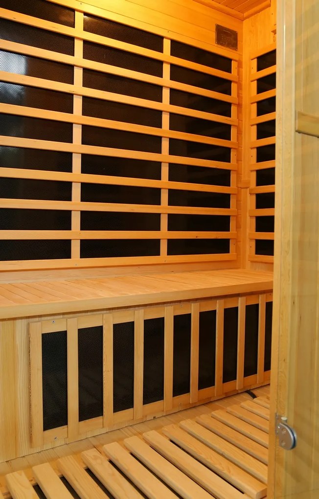 Sauna DeLuxe 2200 Carbon - BT, barna