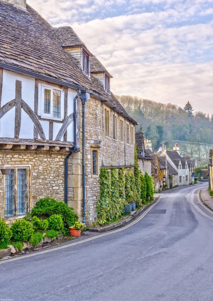 Poszter 29,7x42cm Kő házikók, Assaf Frank