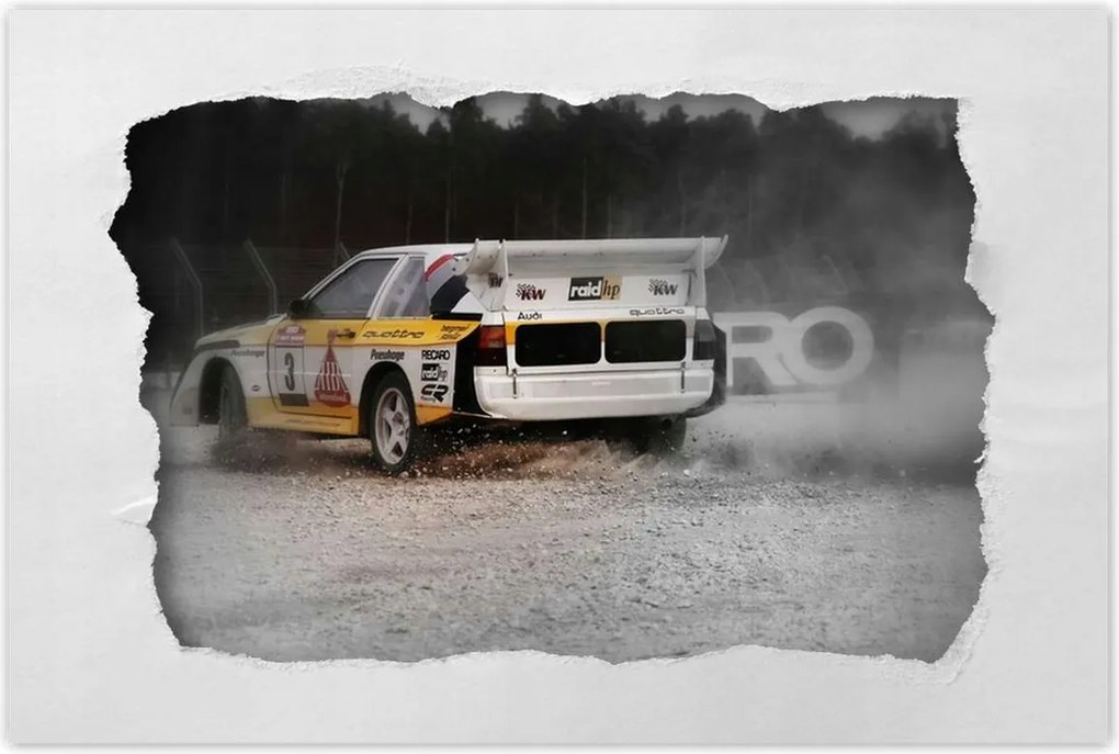 Poszterek 90x60 Audi Quattro Drift Por