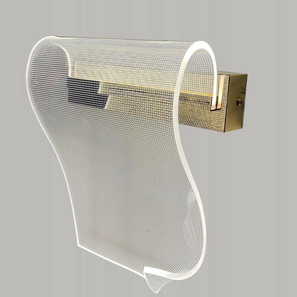 Modern Led fali lámpa, fali kar, 3000/4000/6000K, 3W, 25cm, Arany