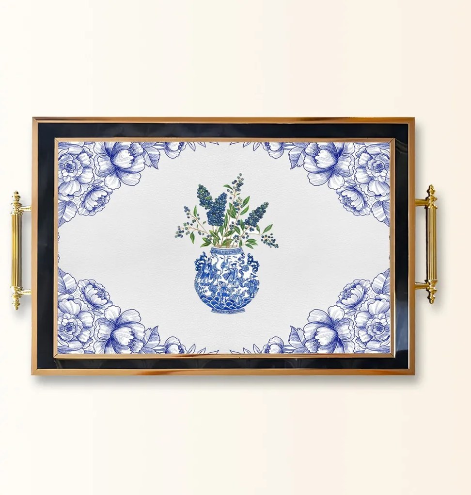 Üveg tálca, 38×24 cm – TPA9908