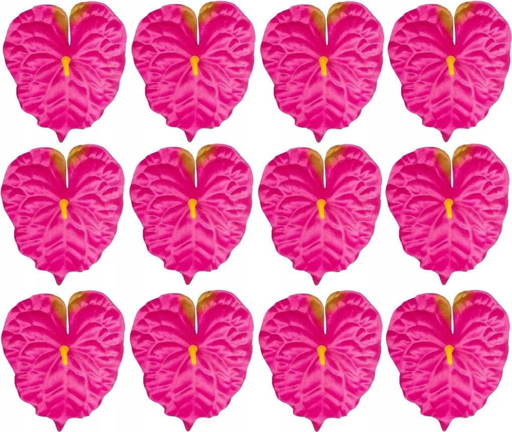 12db Anturium virágfej Művirág 16 cm