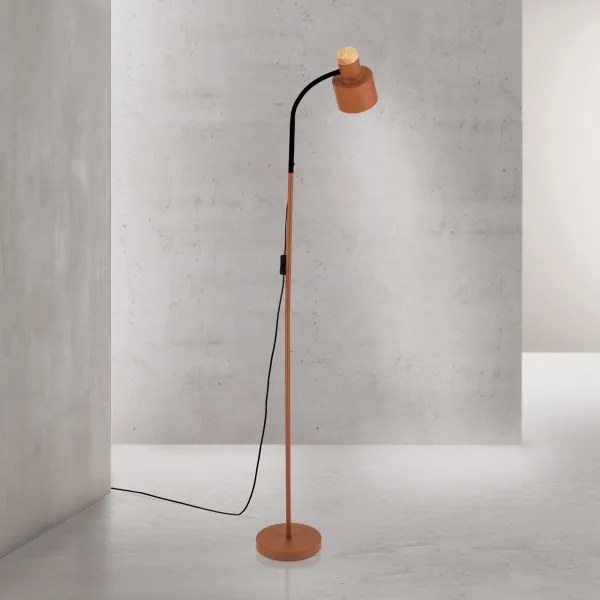 Orion - GILI állólámpa 1xE27/40W/230V, téglavörös