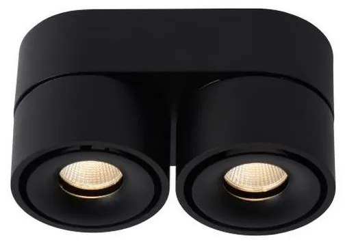 Lucide 35911/16/30 - LED Dimmelhető spotlámpa YUMIKO 2xLED/8W/230V fekete