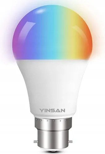 Yinsan WiFi intelligens Led izzó 9W Rgbcw