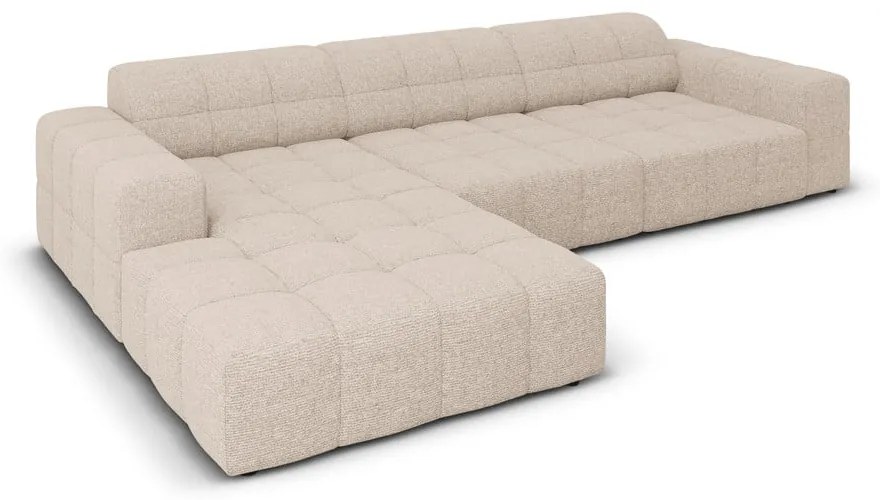 Bézs sarokkanapé (bal oldali) Chicago – Cosmopolitan Design