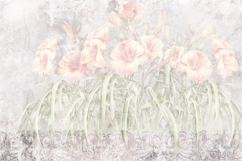 Kép - Liliomok freskója (90x60 cm)