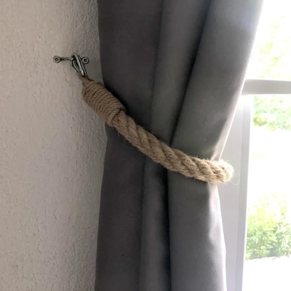 Függöny elkötő BORURAF 60 cm barna