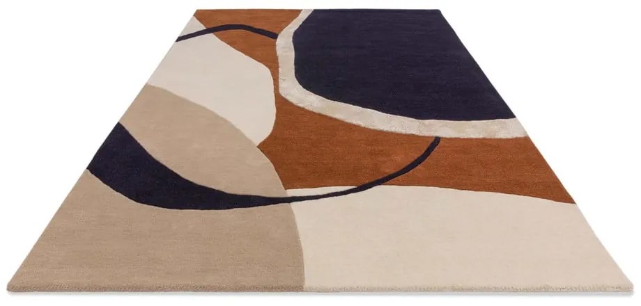 Téglavörös kézi szövésű gyapjú szőnyeg 120x170 cm Matrix – Asiatic Carpets